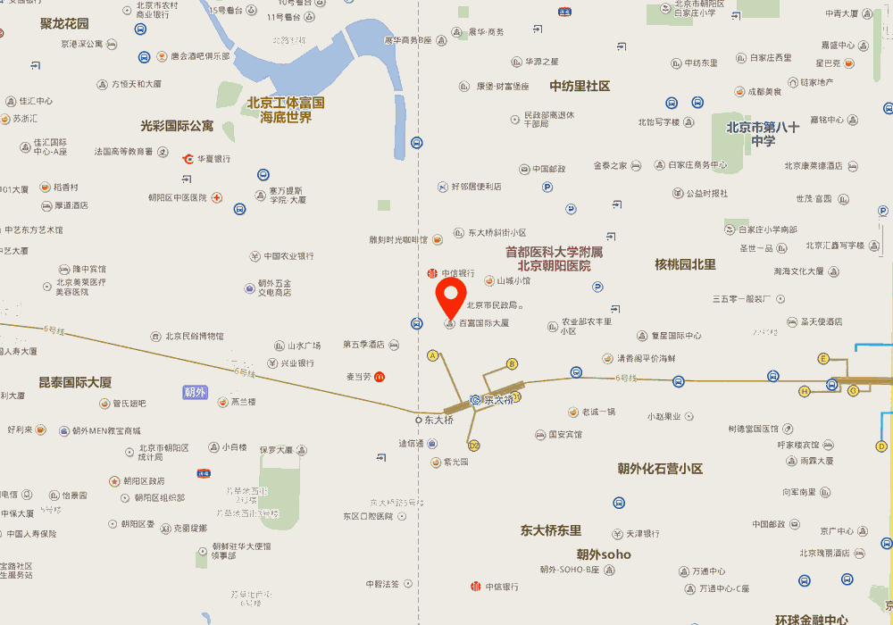 百富国际大厦位置地图